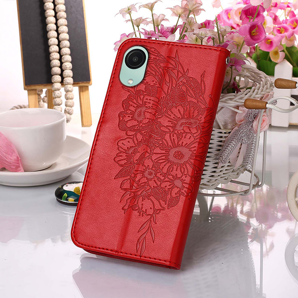 YB Imprinting Series-4 PU Leather Case for Samsung Galaxy A04 Core 4G Phone Cover Imprinted Shockproof Wallet Case YB Imprinting Series-4 PU Leather Case for Samsung Galaxy A04 Core 4G Phone Cover Imprinted Shockproof Wallet Case